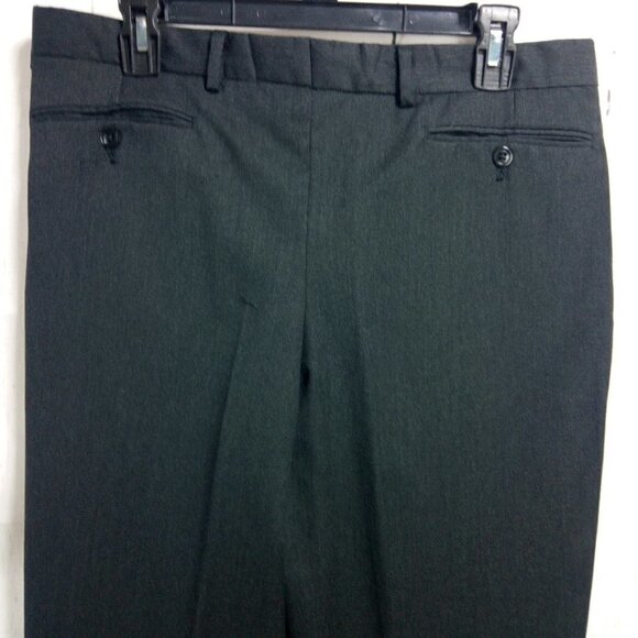 Society Brand Ltd By Hartmarx 44R 2 Button Charcoal 2pc Suit 32x31.5 Pleated - Picture 13 of 14